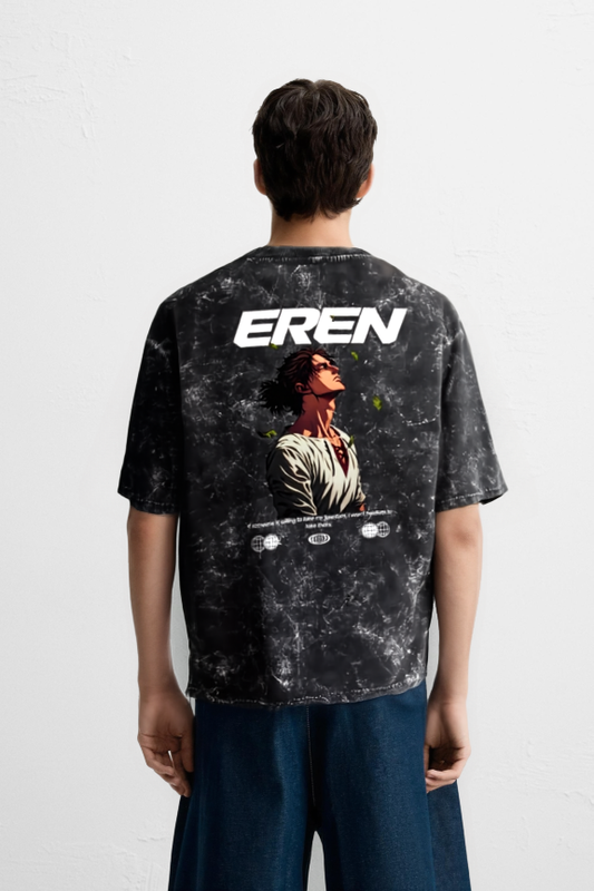 Eeen Y Acid Washed Oversized Tee NuanceDesigns
