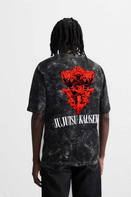 Jjk Acid Washed Oversized Tee NuanceDesigns