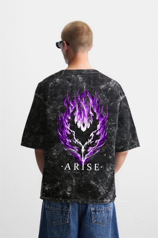 Arise Acid Washed Oversized Tee NuanceDesigns
