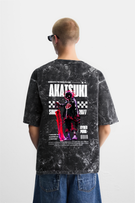 AKATSUKI Acid Washed Oversized Tee NuanceDesigns